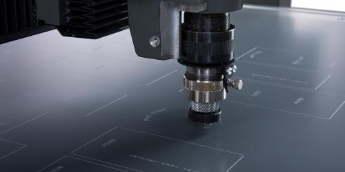 Engraving and machining of front panels