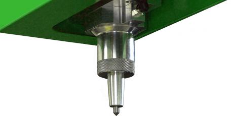 Dot pin graveermachine close-up van een stylus